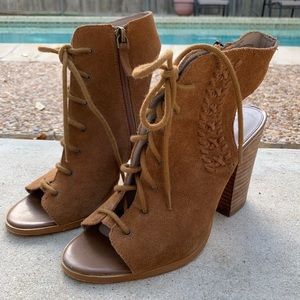 Hinge Drama Lace-Up Bootie